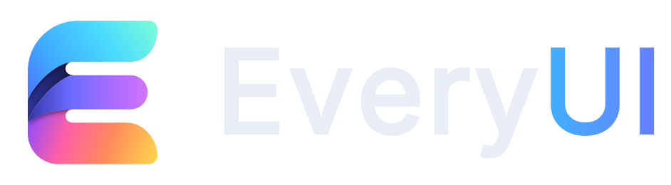 An EveryUI screen running on a TV